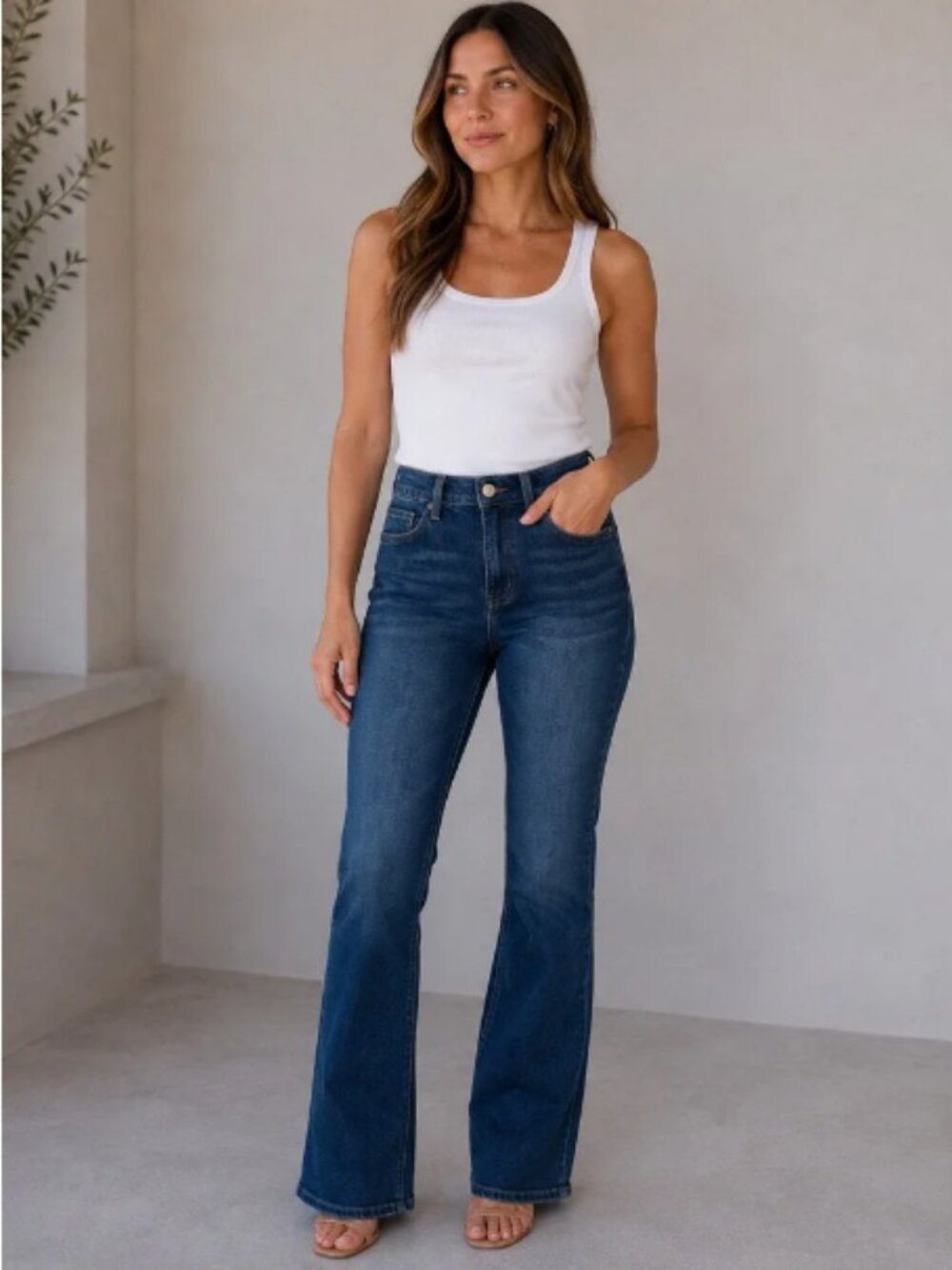 Lovervet by Vervet x ALB Dark Wash Bootcut Jeans Size 30/11 #2632